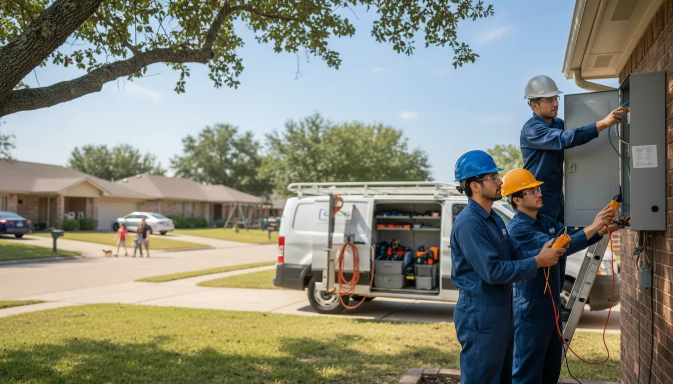 Certified electrician providing emergency electrical services in Centertown, MO